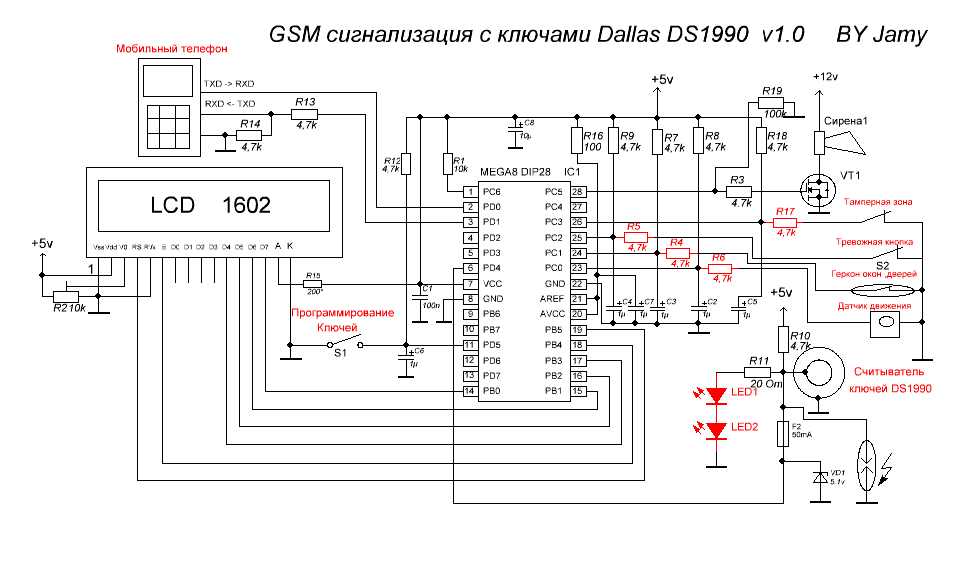 Nv 1010c gsm сигнализация инструкция