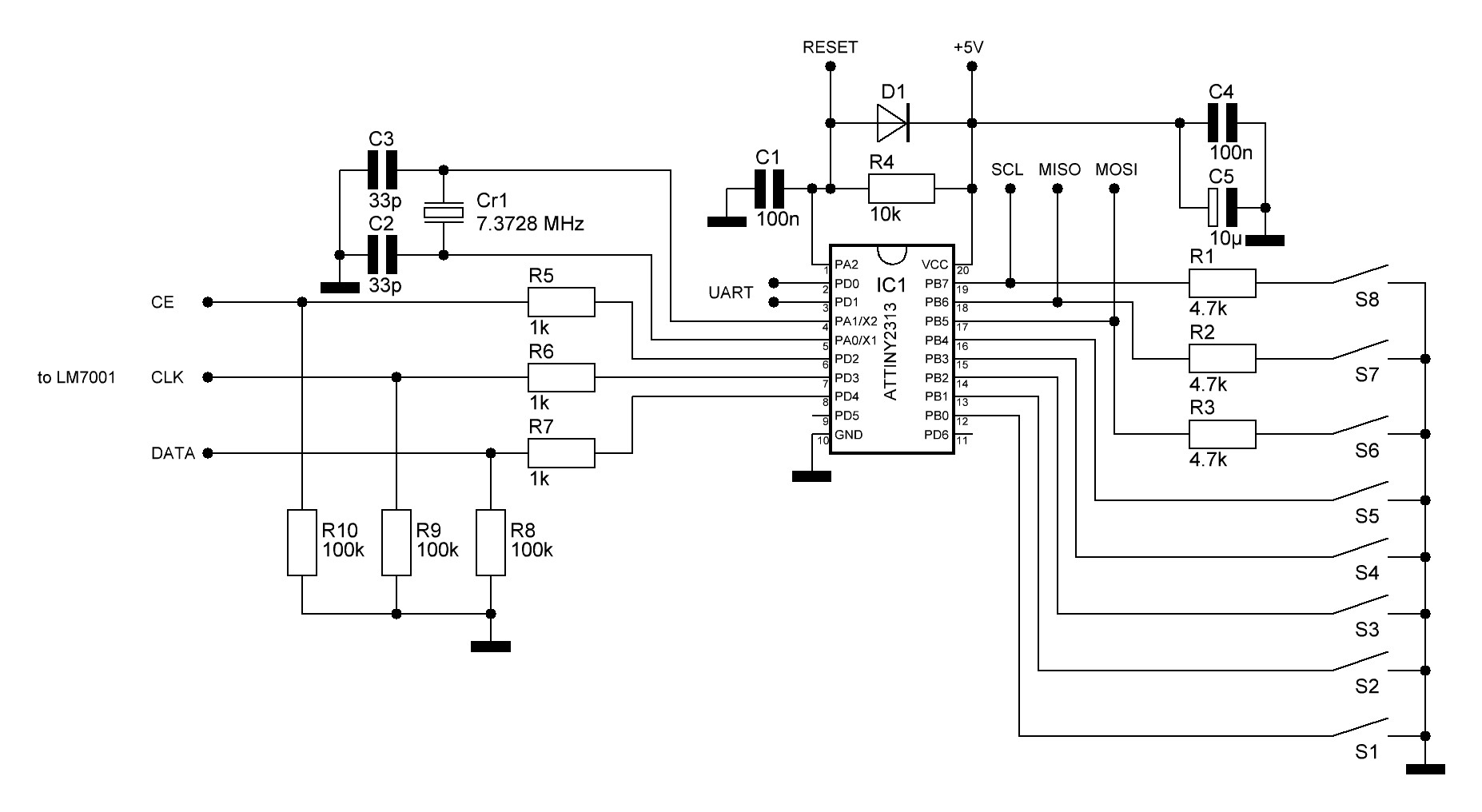 Синтезатор частоты на pic16f628a