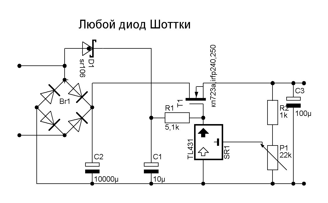 Регулятор стабилизатор напряжения. Мощный стабилизатор напряжения 12 вольт 30а на полевых транзисторах. Мощный полевой транзистор в лабораторном блоке питания. Схема регулируемого блока питания 0-30в на полевом транзисторе. Регулятор напряжения на IGBT транзисторе схема.