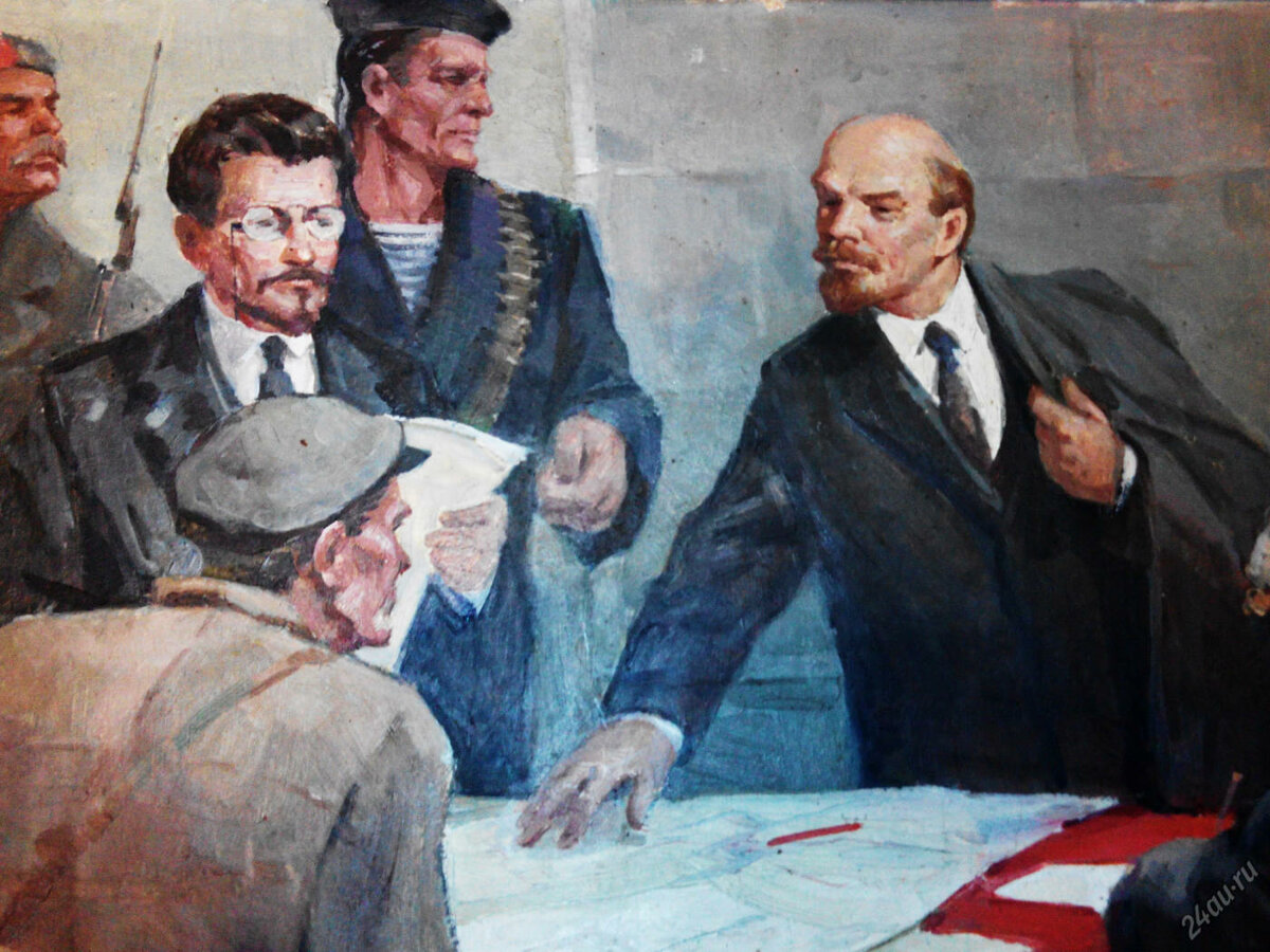 «В. И. Ленин на фоне Кремля» (1924)